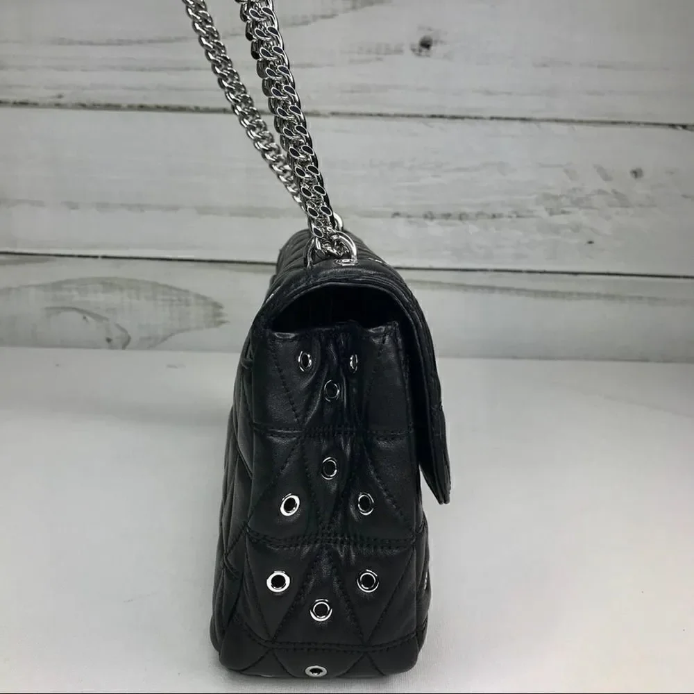 Michael Kors Black Chain Shoulder Bag NWT - Picture 4 of 7